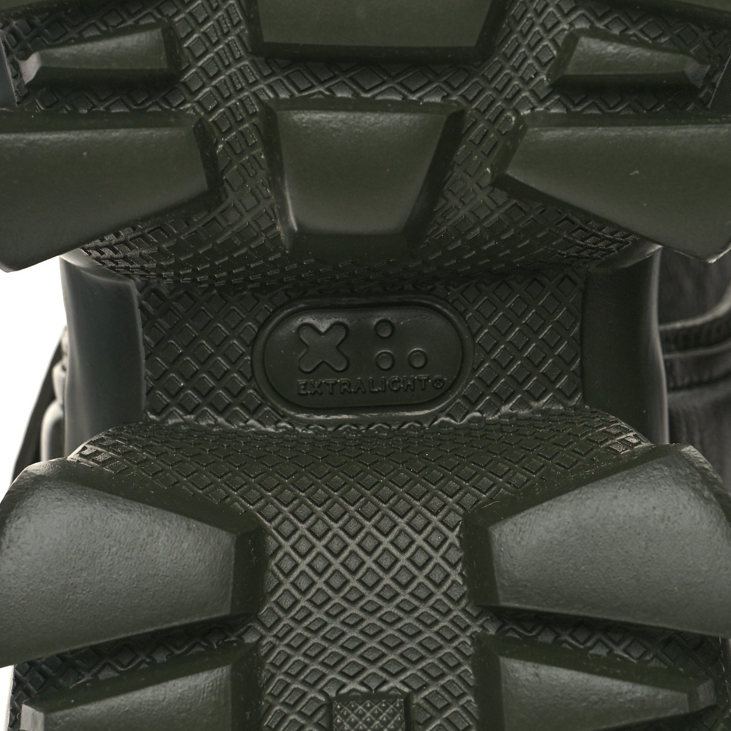 Nappa Logo Embossed Thunder Sole 50mm Sport Sandals 38.5 Militare
