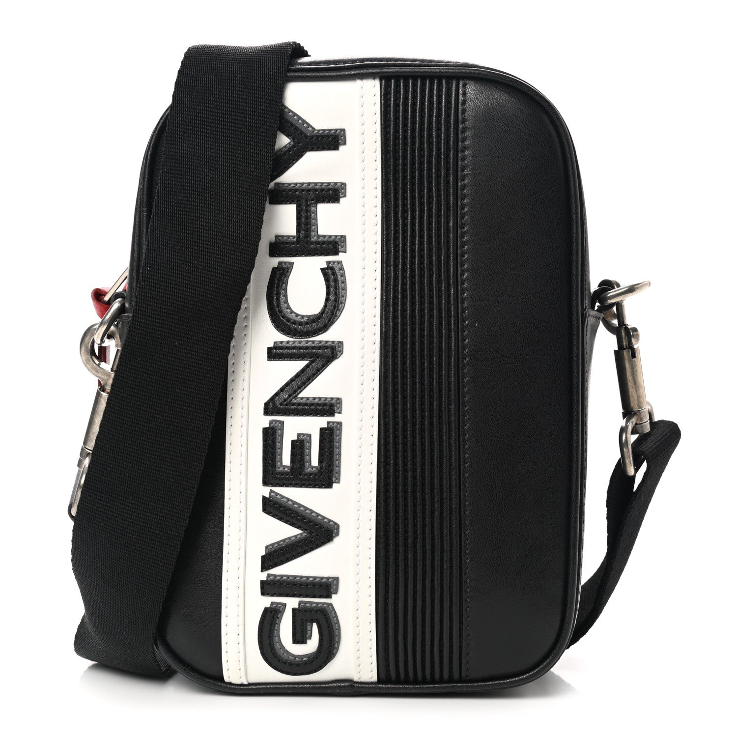 Givenchy Calfskin MC3 Crossbody Bag Black White 1 of 10