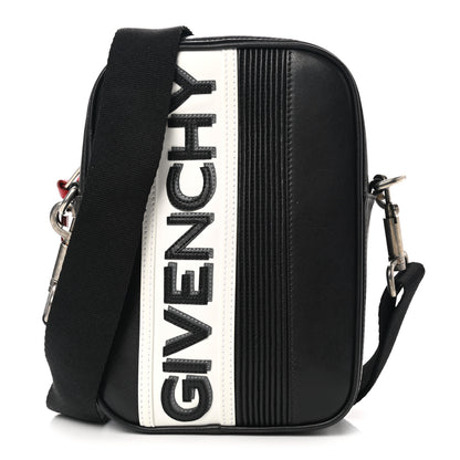 Givenchy Calfskin MC3 Crossbody Bag Black White 1 of 10