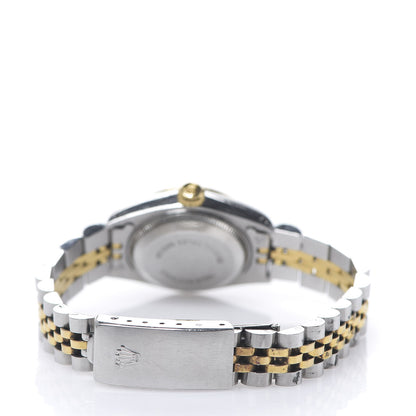 Rolex Stainless Steel 18K Yellow Gold 26mm Oyster Perpetual Datejust Watch Champagne Mosaic 69173 3 of 5