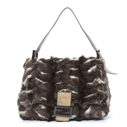 Fendi Rabbit Fur Mama Baguette Bag 1 of 17