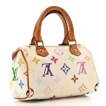 Louis Vuitton Monogram Multicolor Mini Sac HL Speedy White 3 of 14