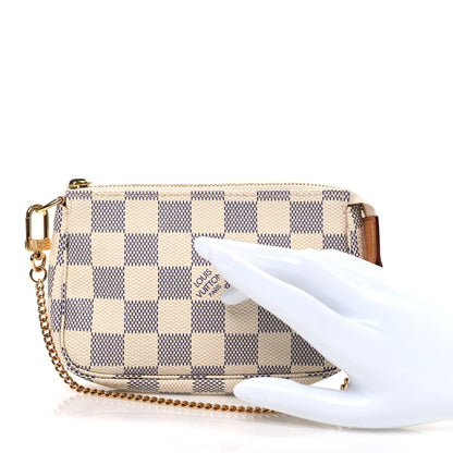 Louis Vuitton Damier Azur Mini Pochette Accessories 2 of 7