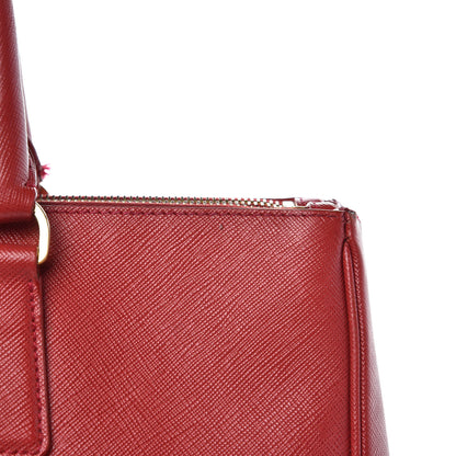 Prada Saffiano Large Galleria Double Zip Tote Fuoco 20 of 21
