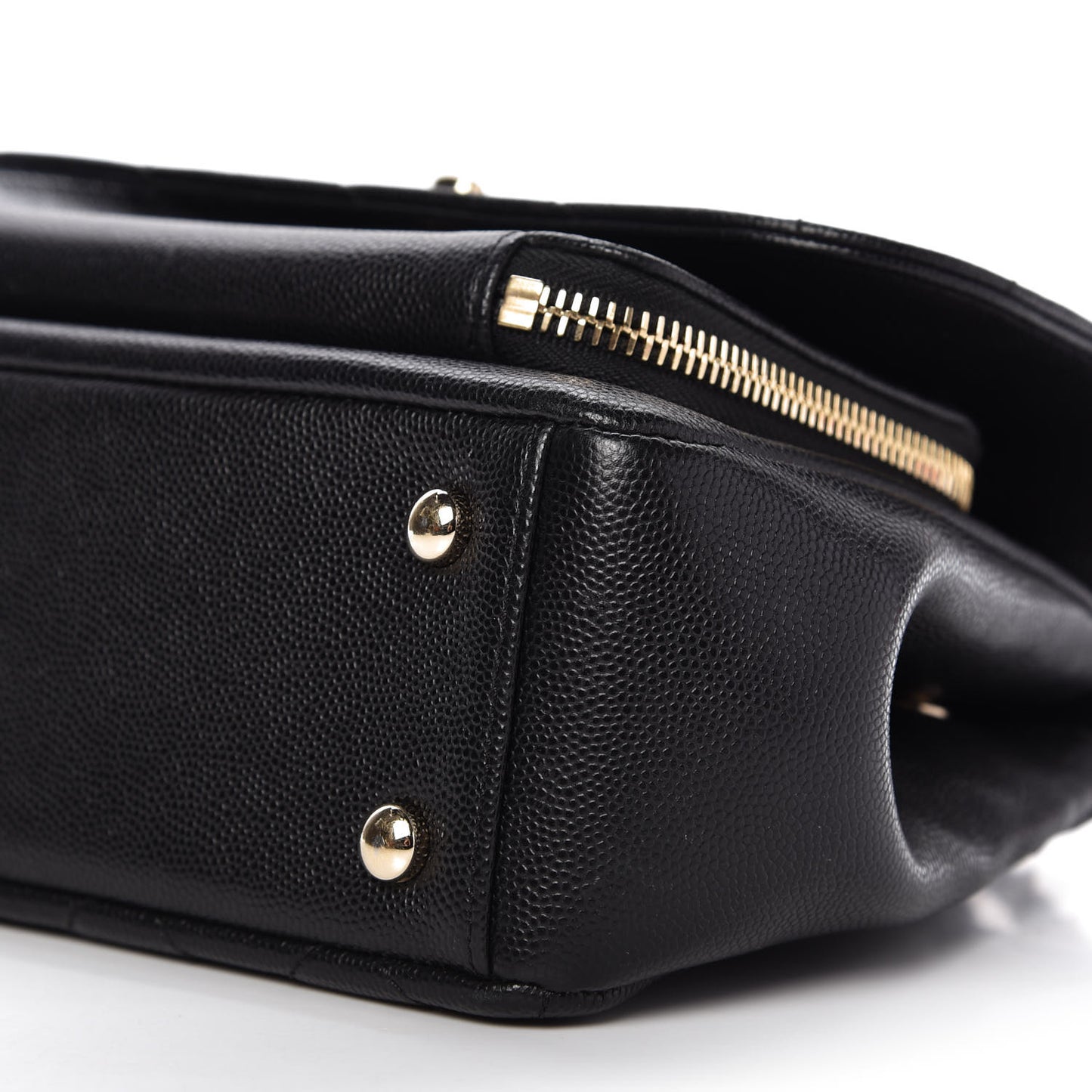 Caviar Quilted Small Business Affinity Flap Black