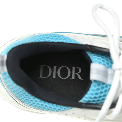 Christian Dior Technical Mesh Calfskin Mens B22 Sneakers 43 White Blue Grey 12 of 20