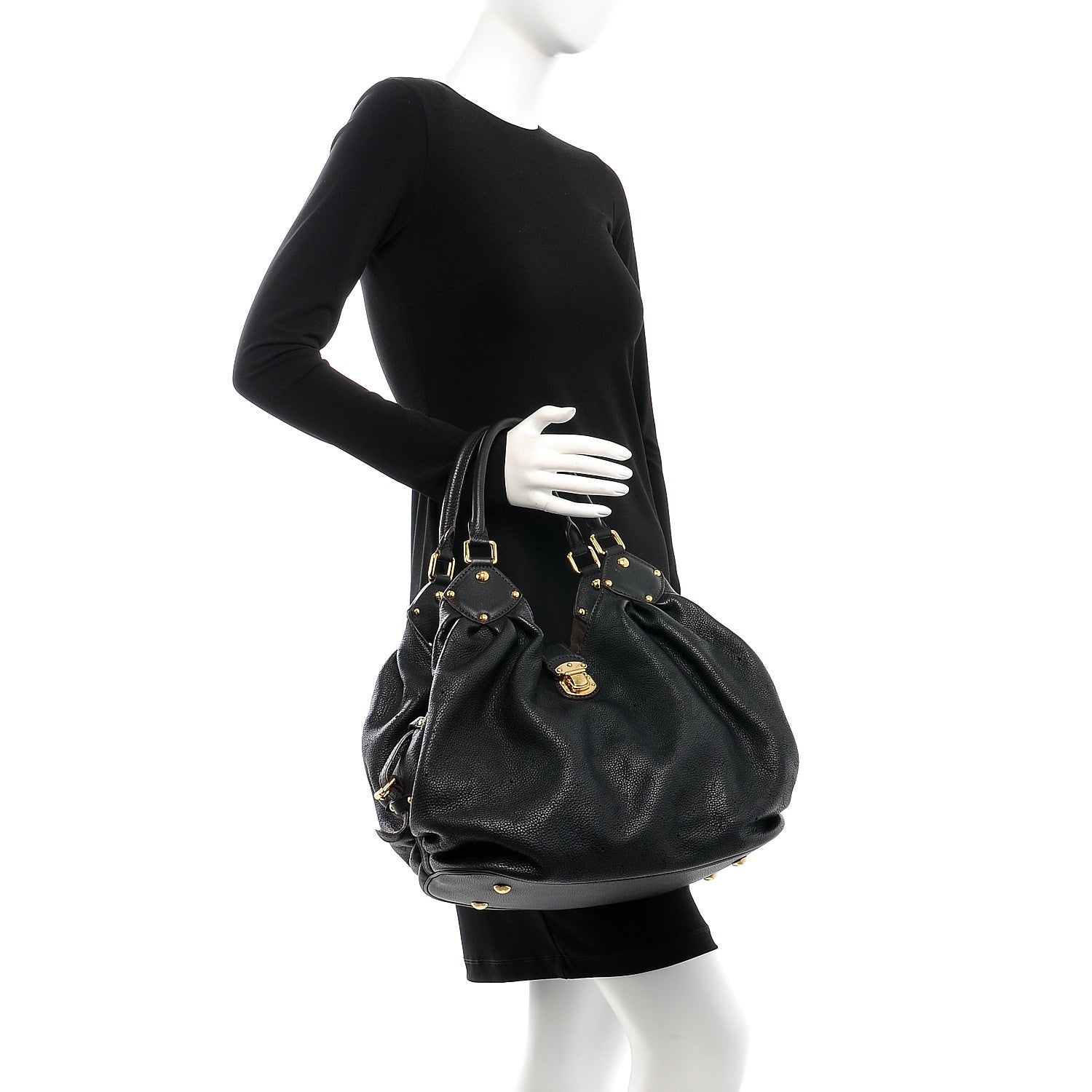 Louis Vuitton Mahina L Black 2 of 8