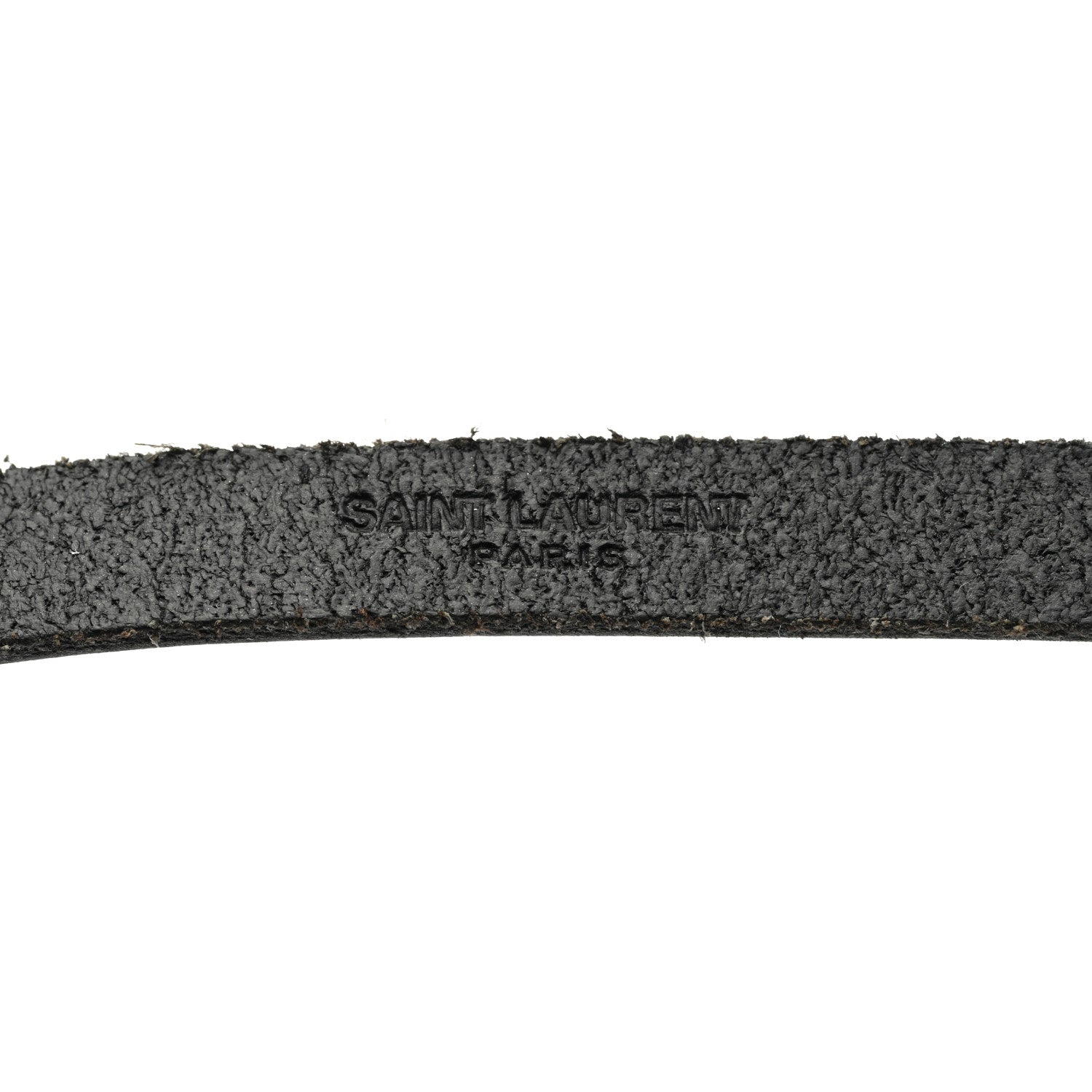 Saint Laurent Calfskin Opyum Double Wrap Bracelet Black 4 of 6