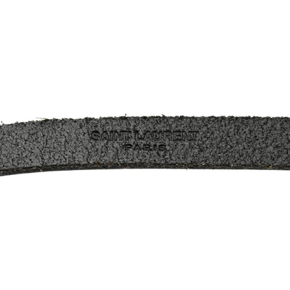 Saint Laurent Calfskin Opyum Double Wrap Bracelet Black 4 of 6