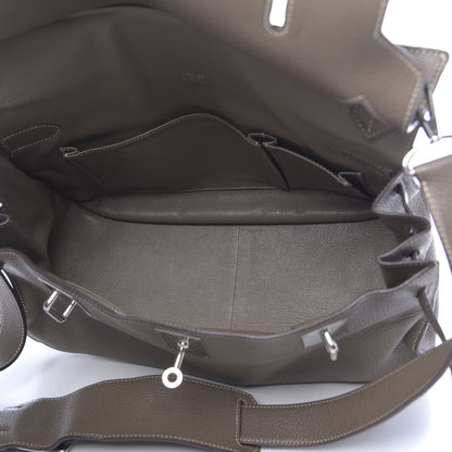 Hermes Taurillon Clemence Jypsiere 37 Etoupe 5 of 13