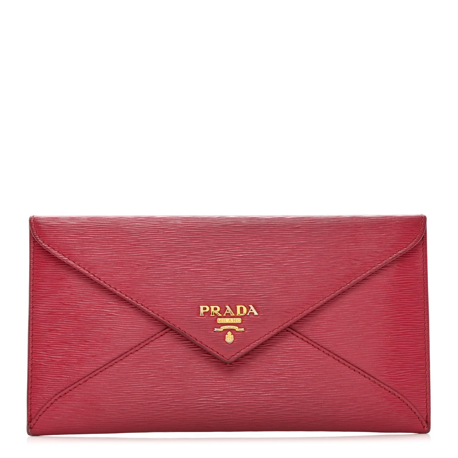 Prada Vitello Move Envelope Wallet Ibisco 1 of 9