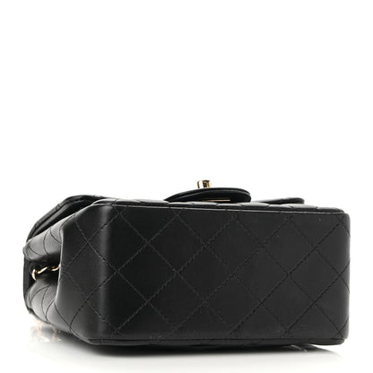 Chanel Lambskin Quilted Mini Square Flap Black 4 of 11