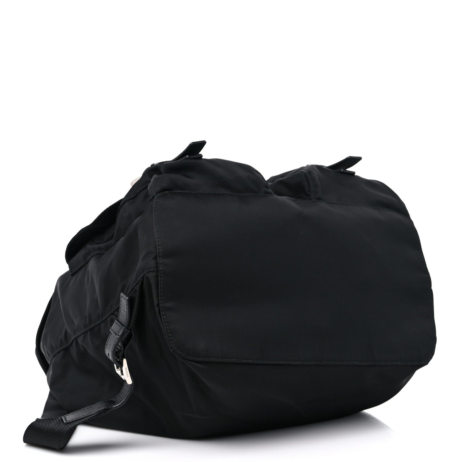 Prada Nylon Vela Medium Backpack Black 4 of 8