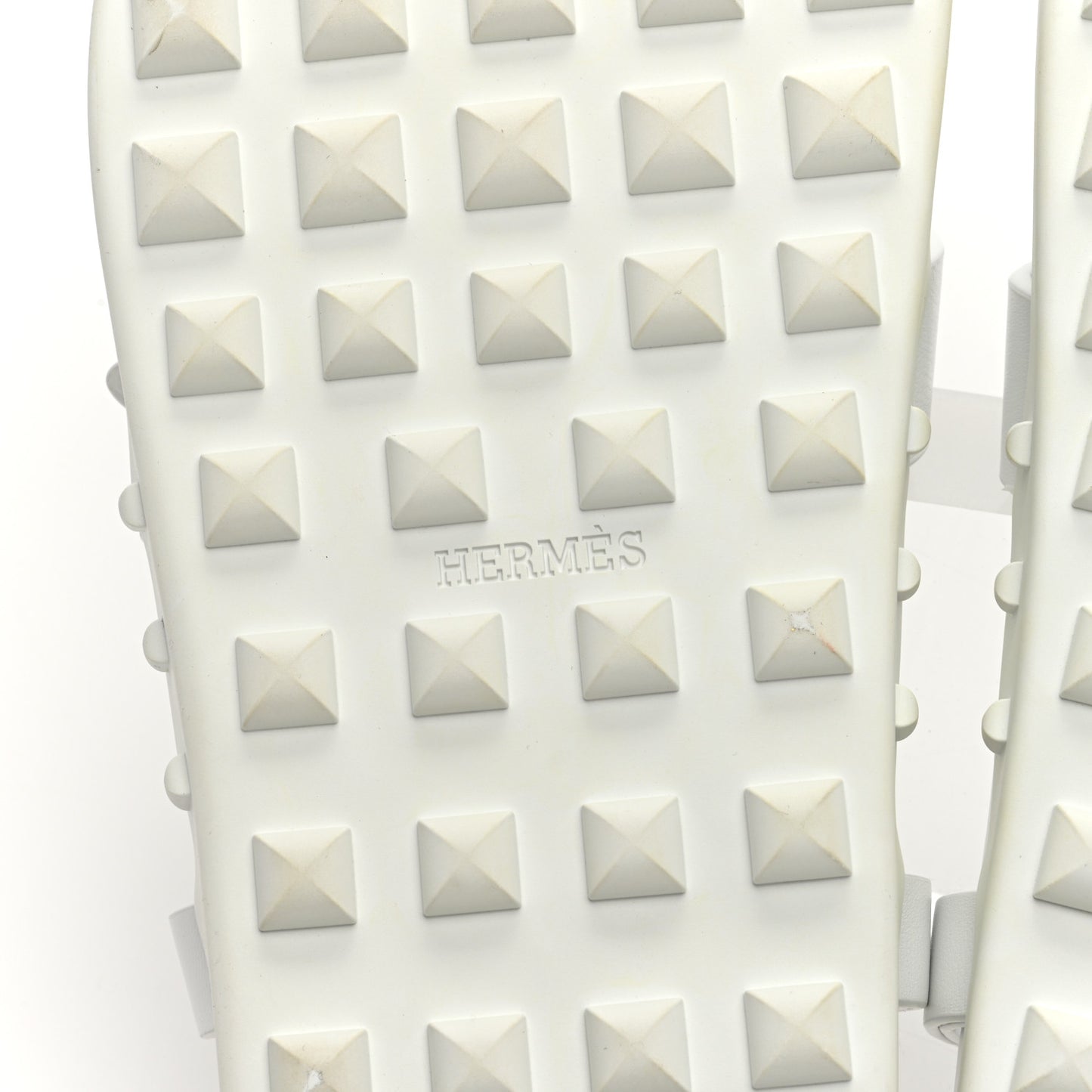 Calfskin Womens Inboard Sandals 38 White