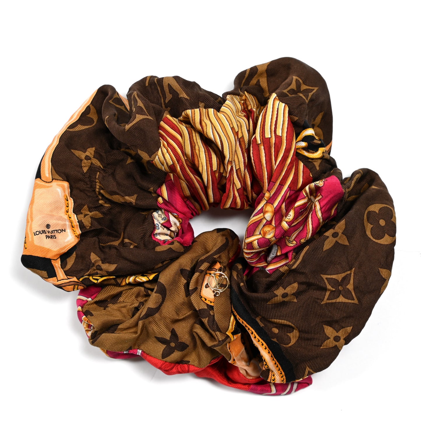 Silk Monogram Be Mindful Trop Chou Scrunchie