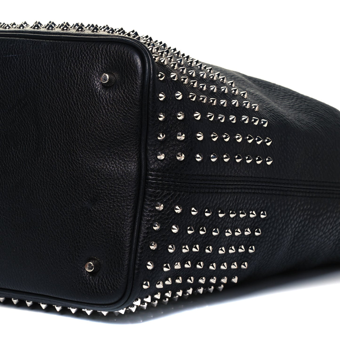 Calfskin Studded Medium Susanna Hobo Black