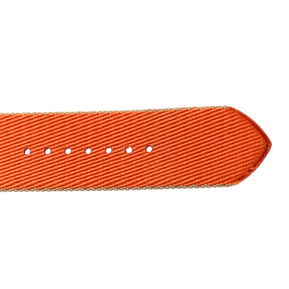 Hermes Nylon Weave Apple Watch Single Tour Band 44mm Kraft Orange 3 of 9