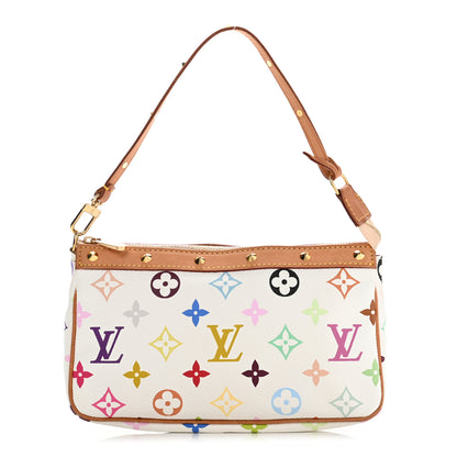 Louis Vuitton Monogram Multicolor Pochette Accessories White 1 of 9