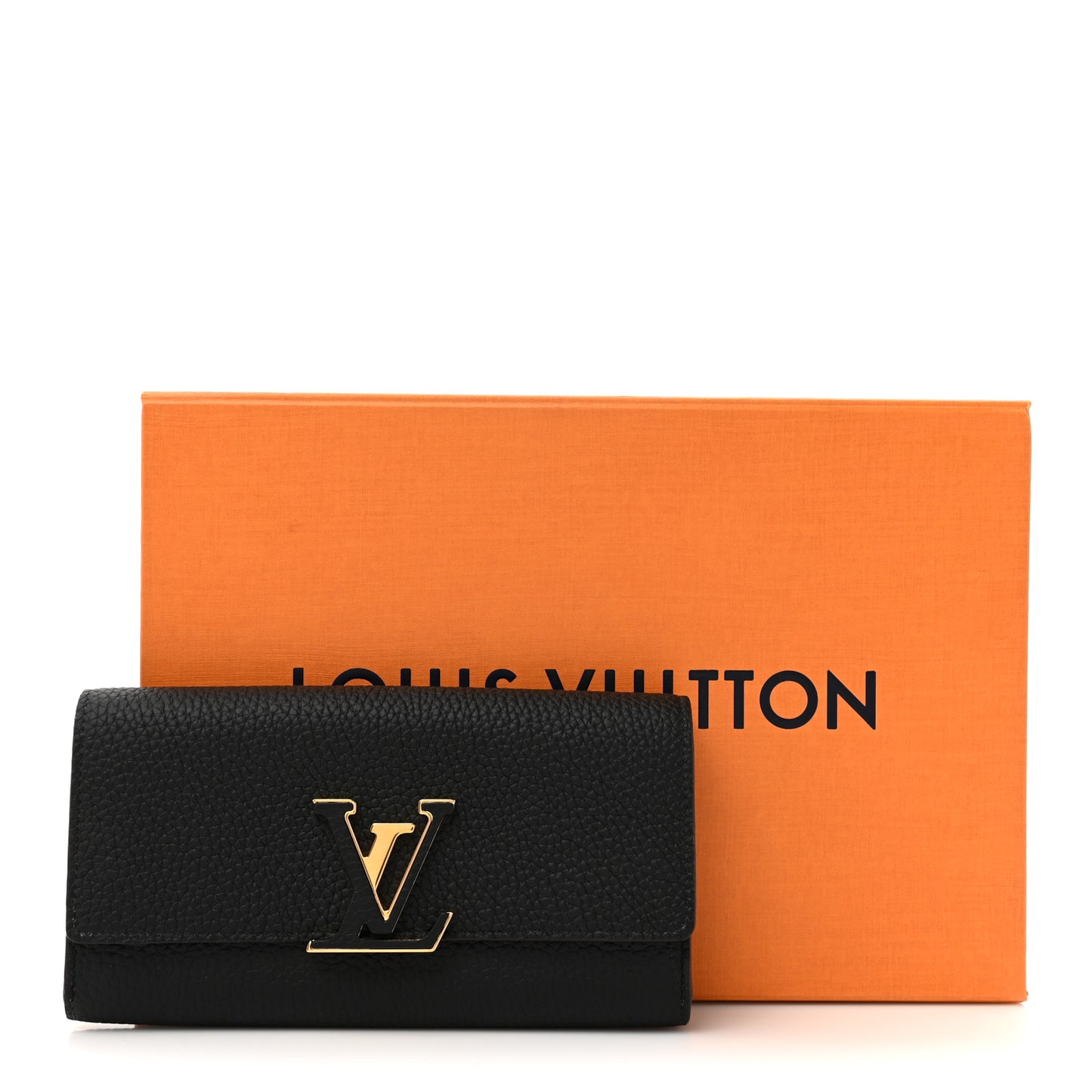 Taurillon Capucines Wallet Black