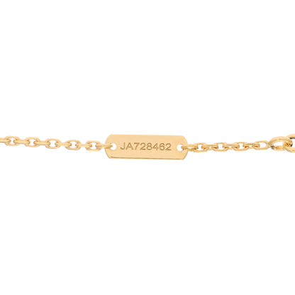 Van Cleef & Arpels 18K Yellow Gold Guilloche Vintage Alhambra Pendant Necklace 5 of 7