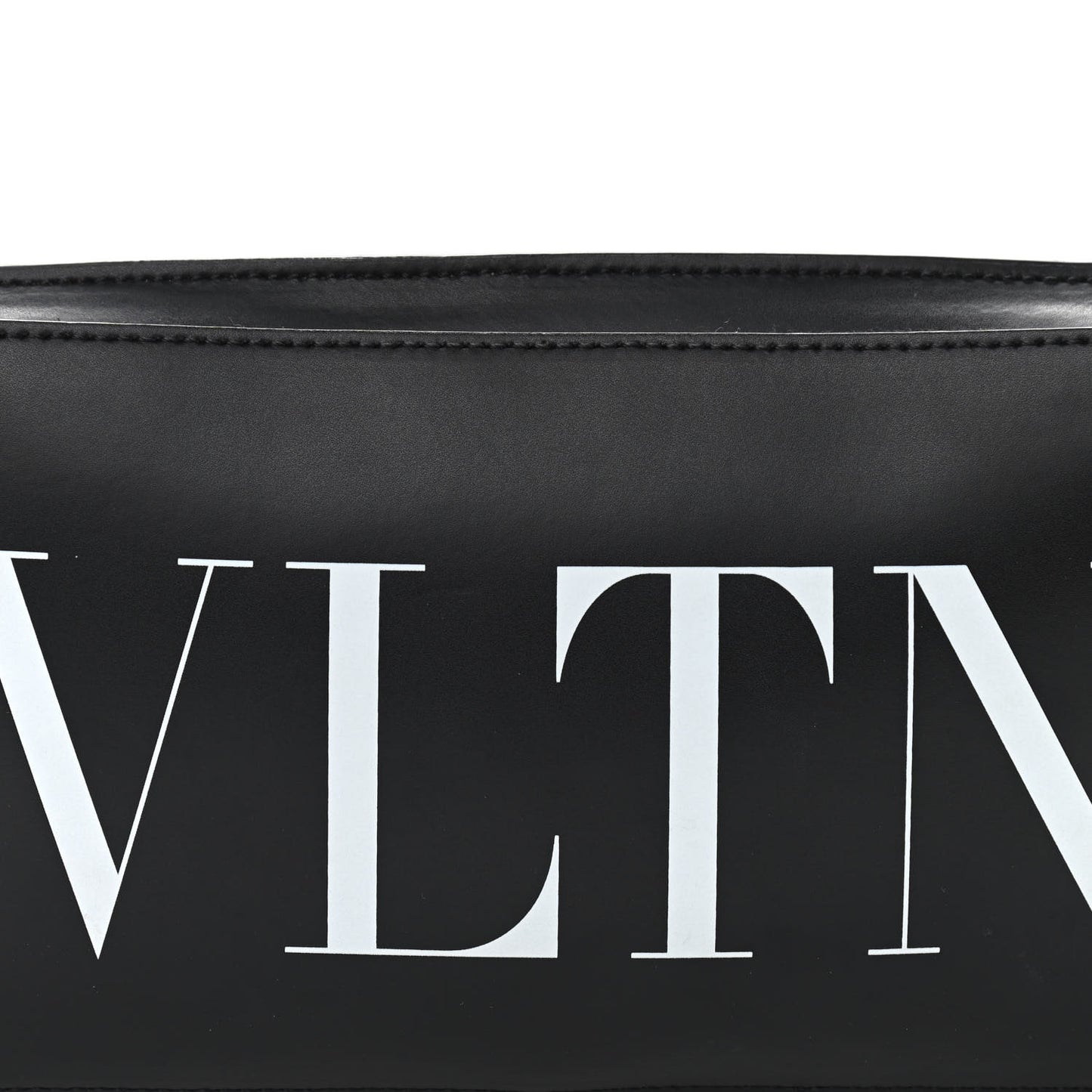 Calfskin VLTN Belt Bag Black White