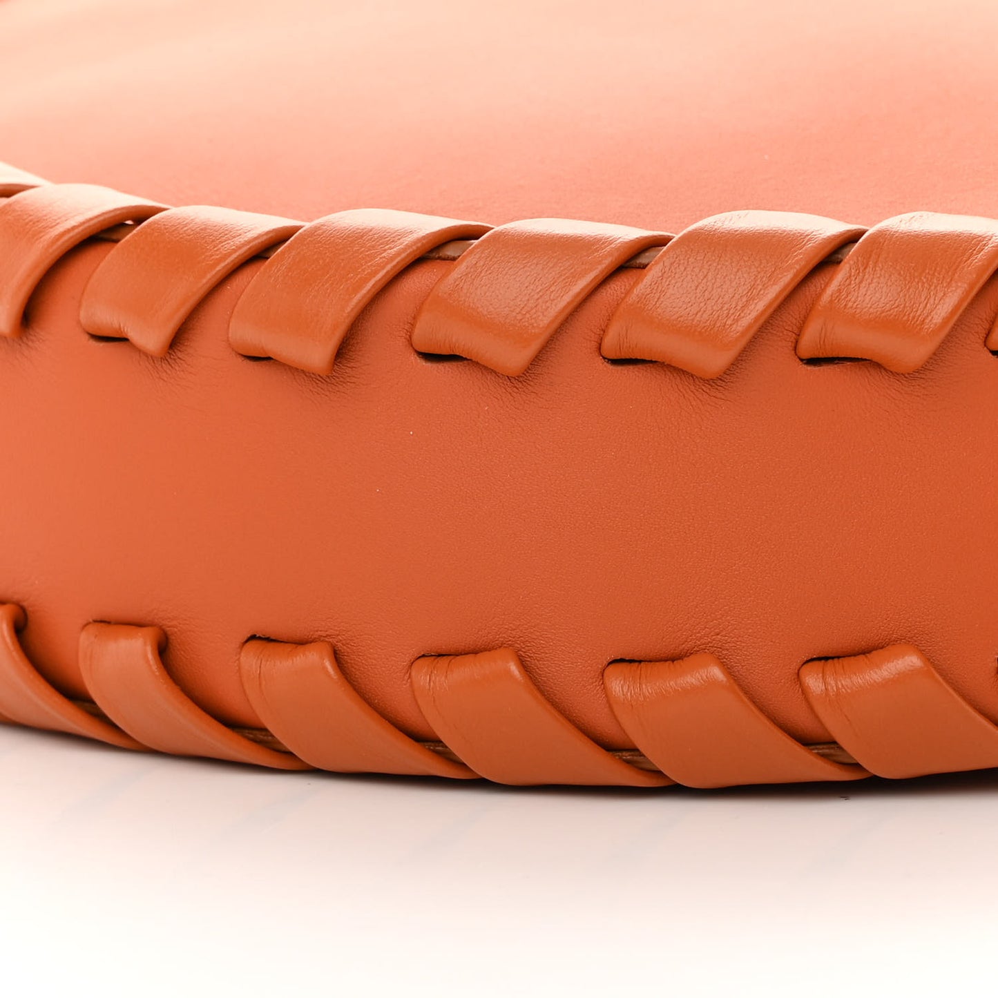 Calfskin Mate Hobo Henna Orange