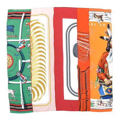 Hermes Silk Carre En Carres Scarf 90 1 of 6
