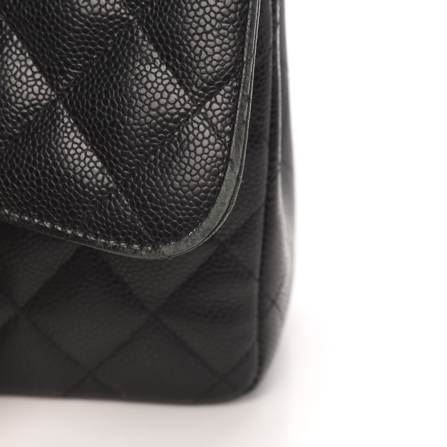 Chanel Caviar Quilted Jumbo Double Flap Black 14 of 20
