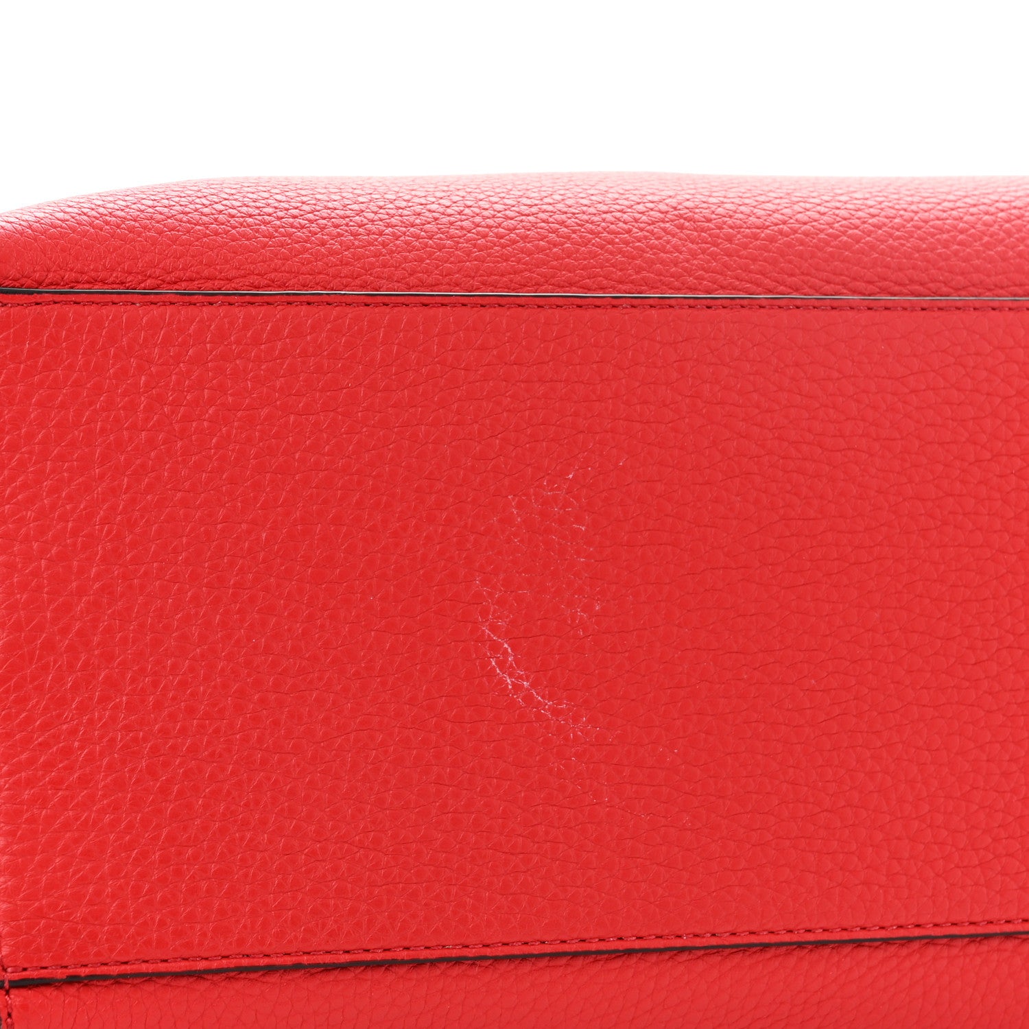 Valentino Garavani Grained Calfskin Rockstud Shoulder Tote Rouge Pur 12 of 15