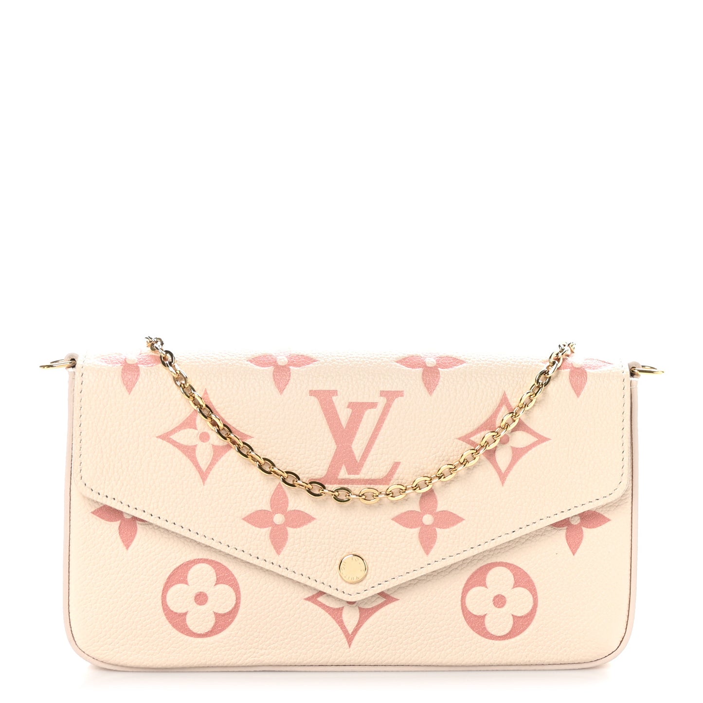 Empreinte Monogram Giant By The Pool Felicie Pochette Chain Wallet Creme Rose Trianon
