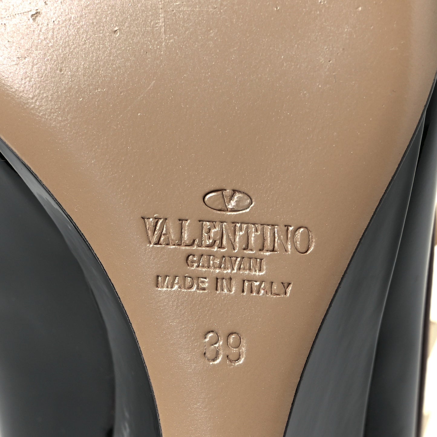 Patent Rockstud 70mm Wedges 39 Black Poudre