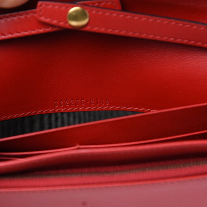 Gucci Calfskin Lady Web Convertible Wallet Hibiscus Red 5 of 9