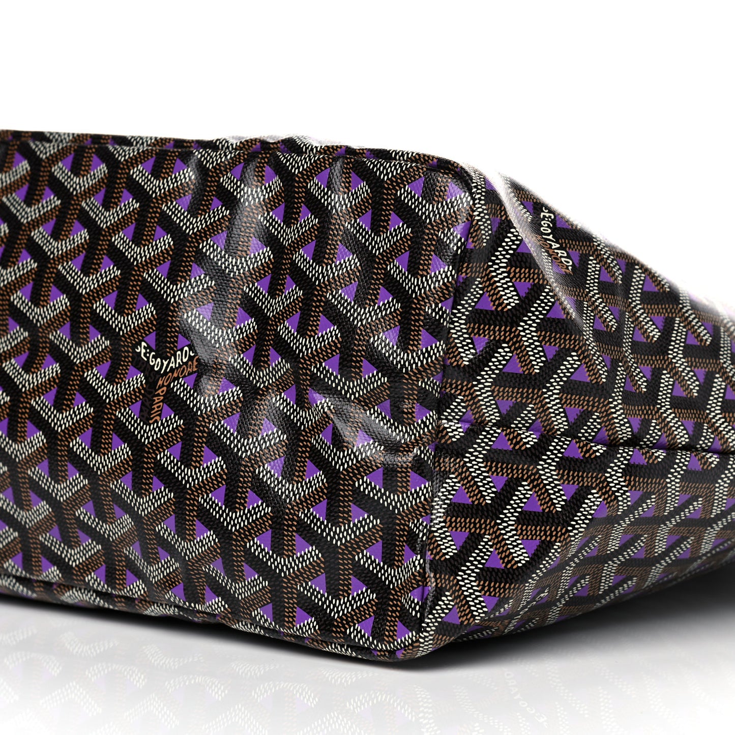 Goyardine Saint Louis Claire Voie PM Black Violet