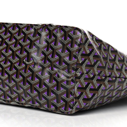Goyard Goyardine Saint Louis Claire Voie PM Black Violet 9 of 9