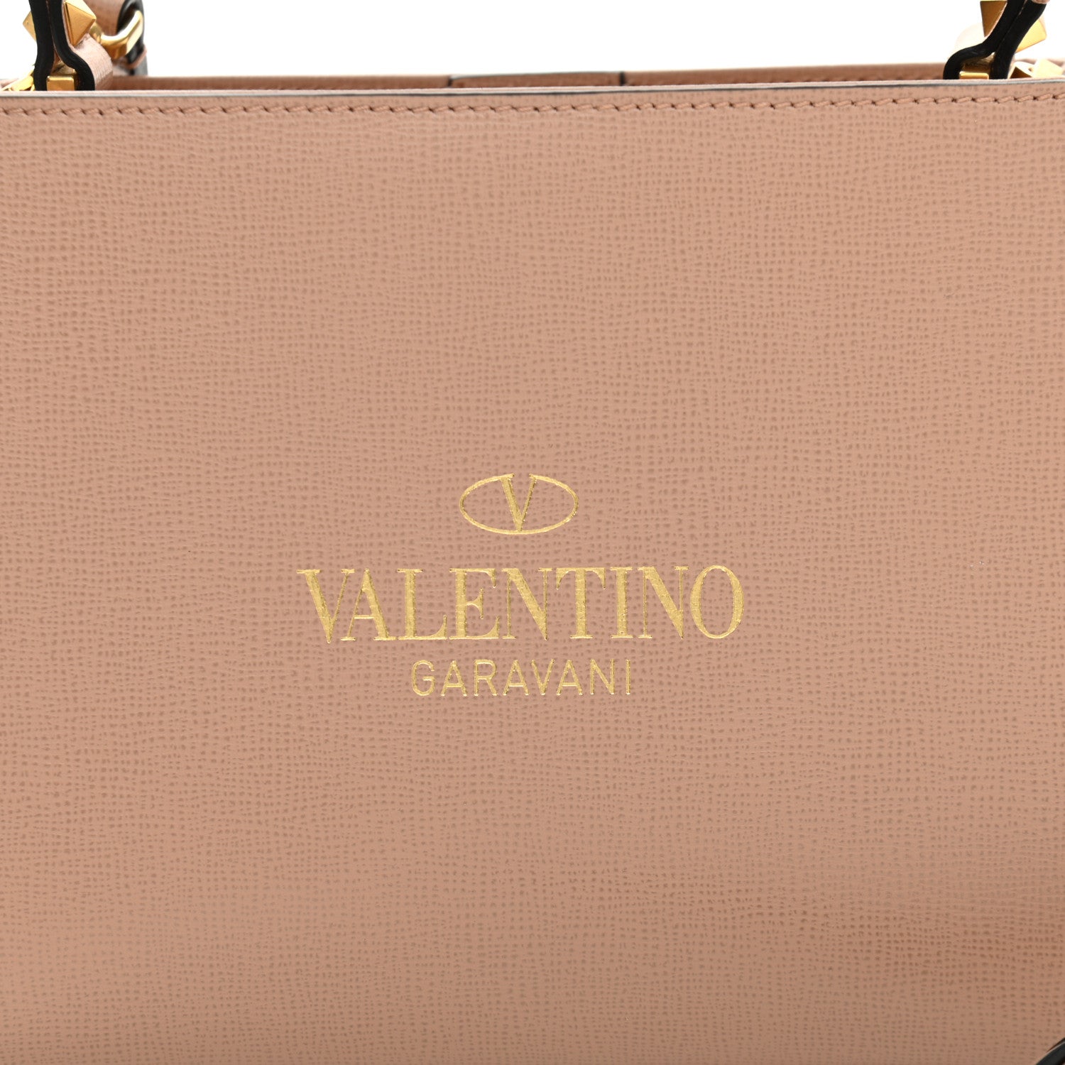 Valentino Garavani Vitello Small Rockstud Alcove Top-Handle Bag Rose Cannelle 6 of 10