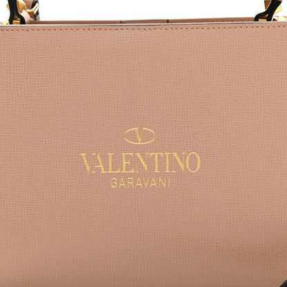 Valentino Garavani Vitello Small Rockstud Alcove Top-Handle Bag Rose Cannelle 6 of 10