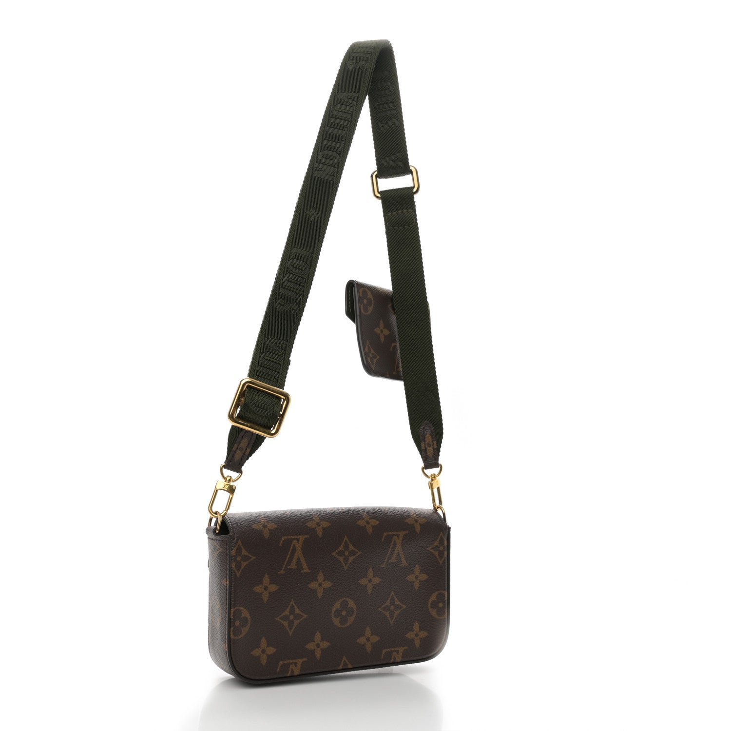 Louis Vuitton Monogram Felicie Strap & Go Kaki 3 of 9