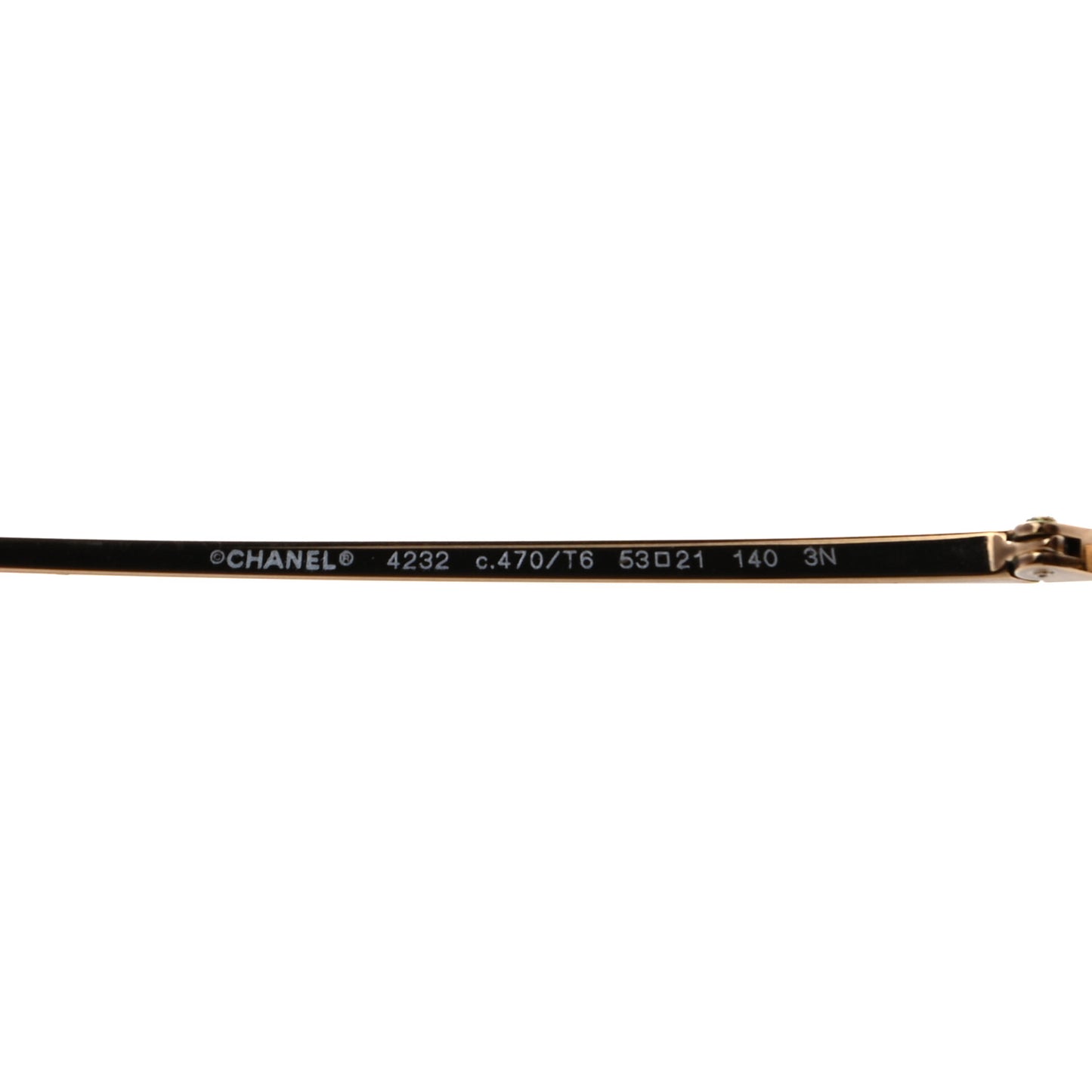 Metal Winter Round Sunglasses 4232 Gold