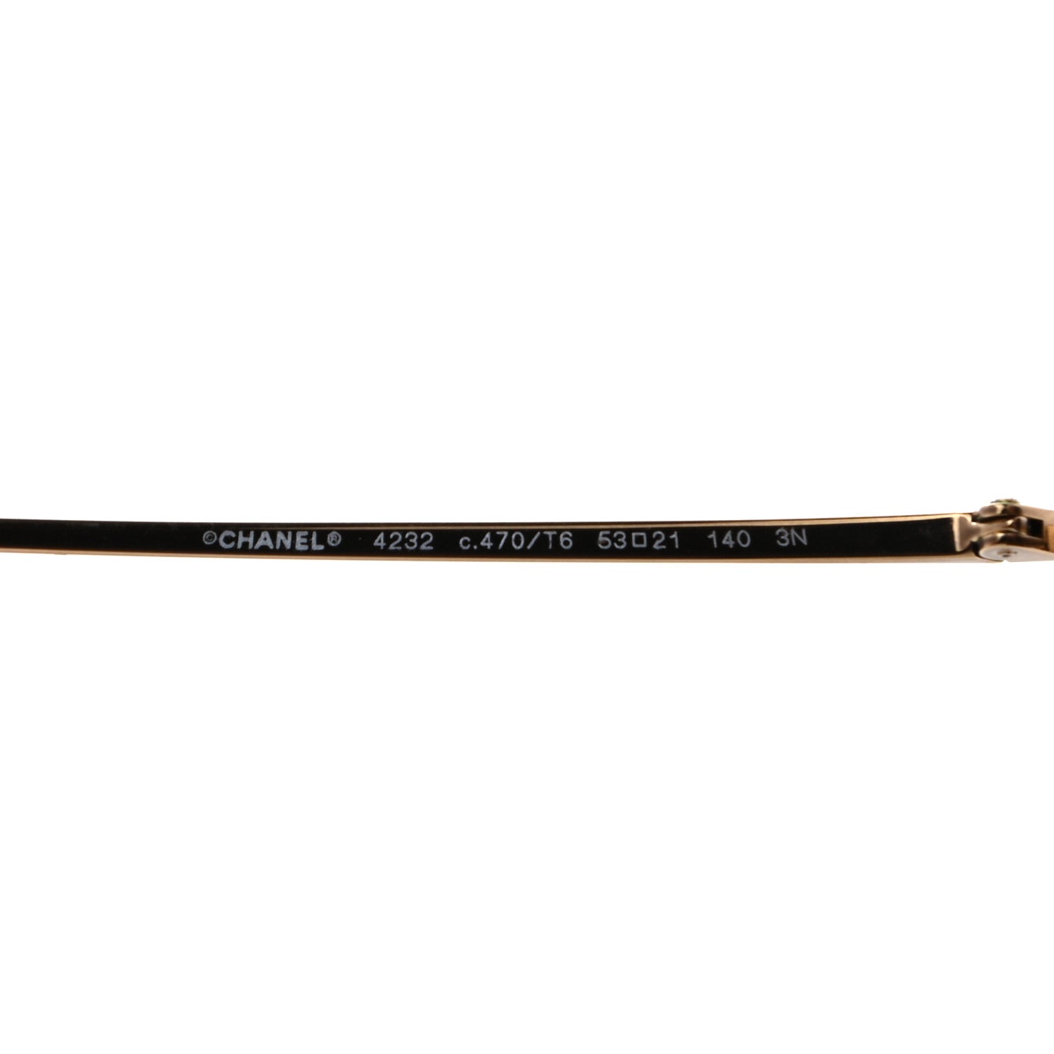 Chanel Metal Winter Round Sunglasses 4232 Gold 5 of 9