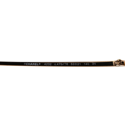 Chanel Metal Winter Round Sunglasses 4232 Gold 5 of 9