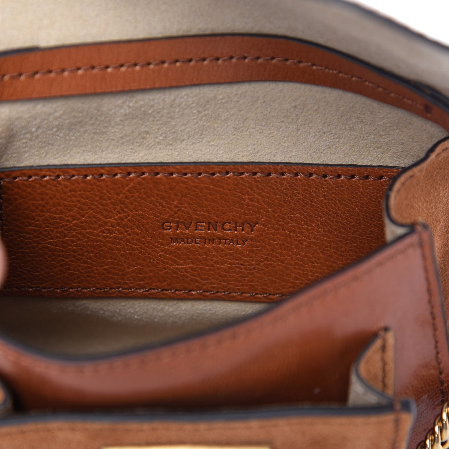 Goatskin Suede Nano GV3 Belt Bag Chestnut