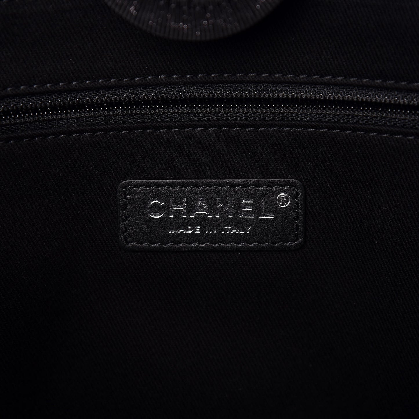 Lurex Boucle Small Deauville Tote Black
