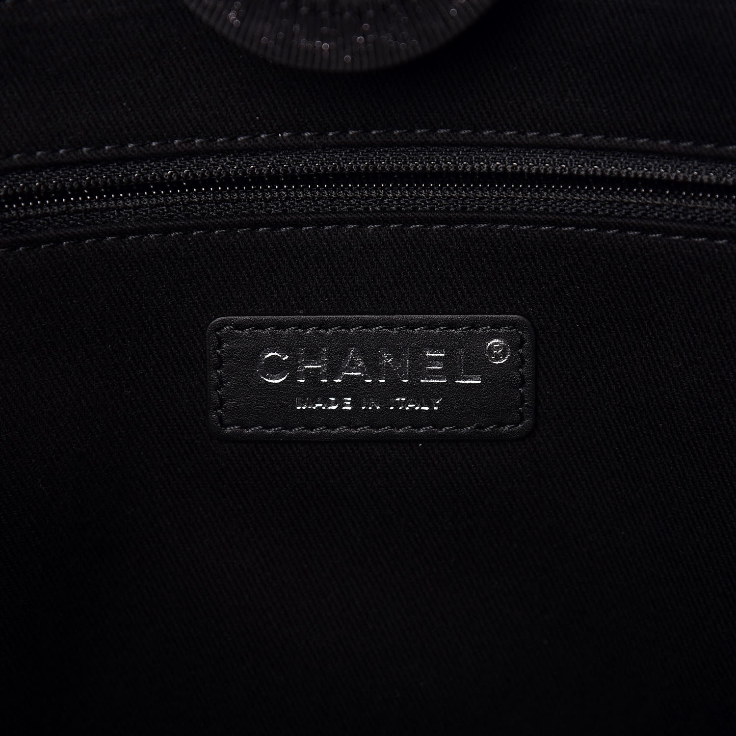 Chanel Lurex Boucle Small Deauville Tote Black 8 of 10