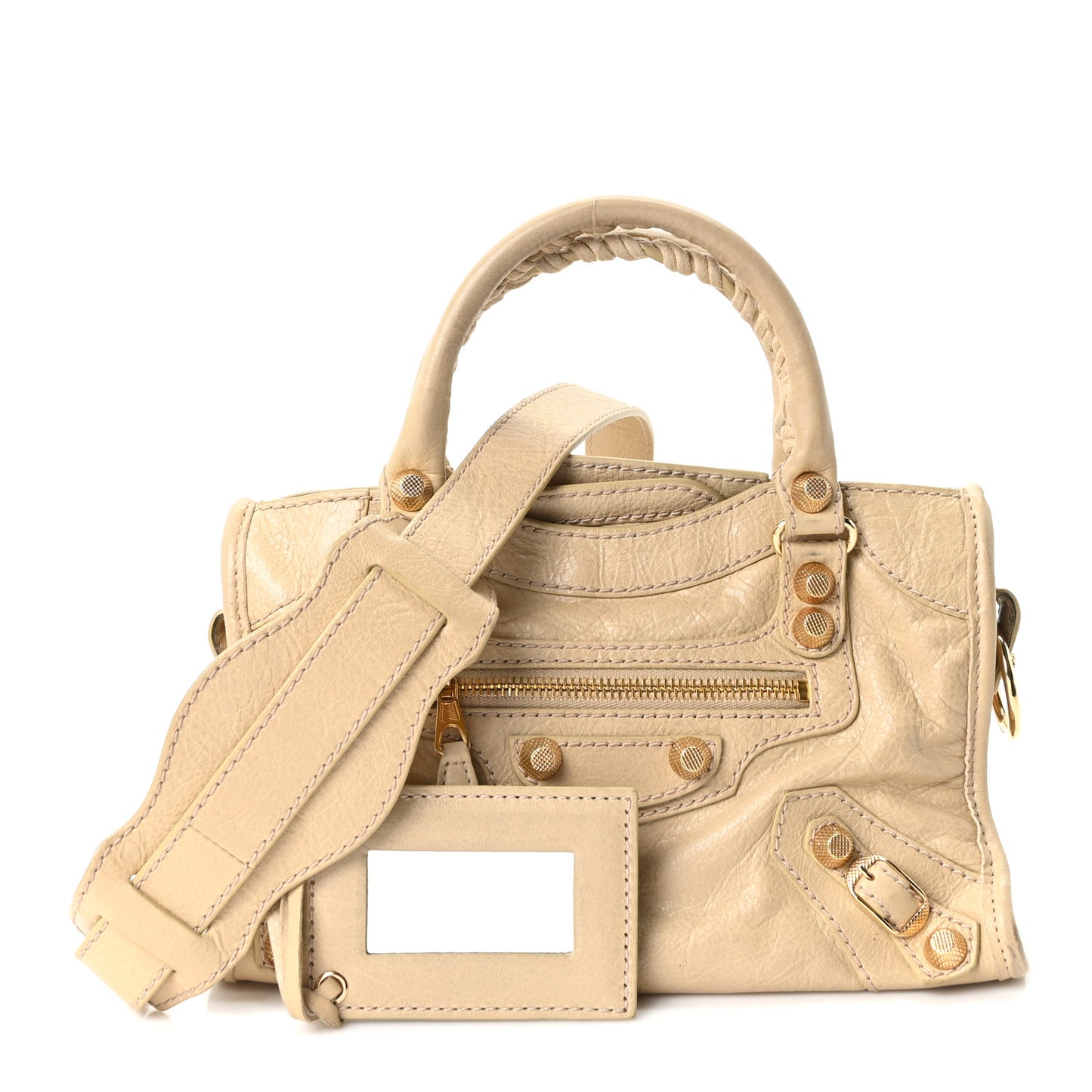 Agneau Giant 12 Gold Hardware Mini City Dune
