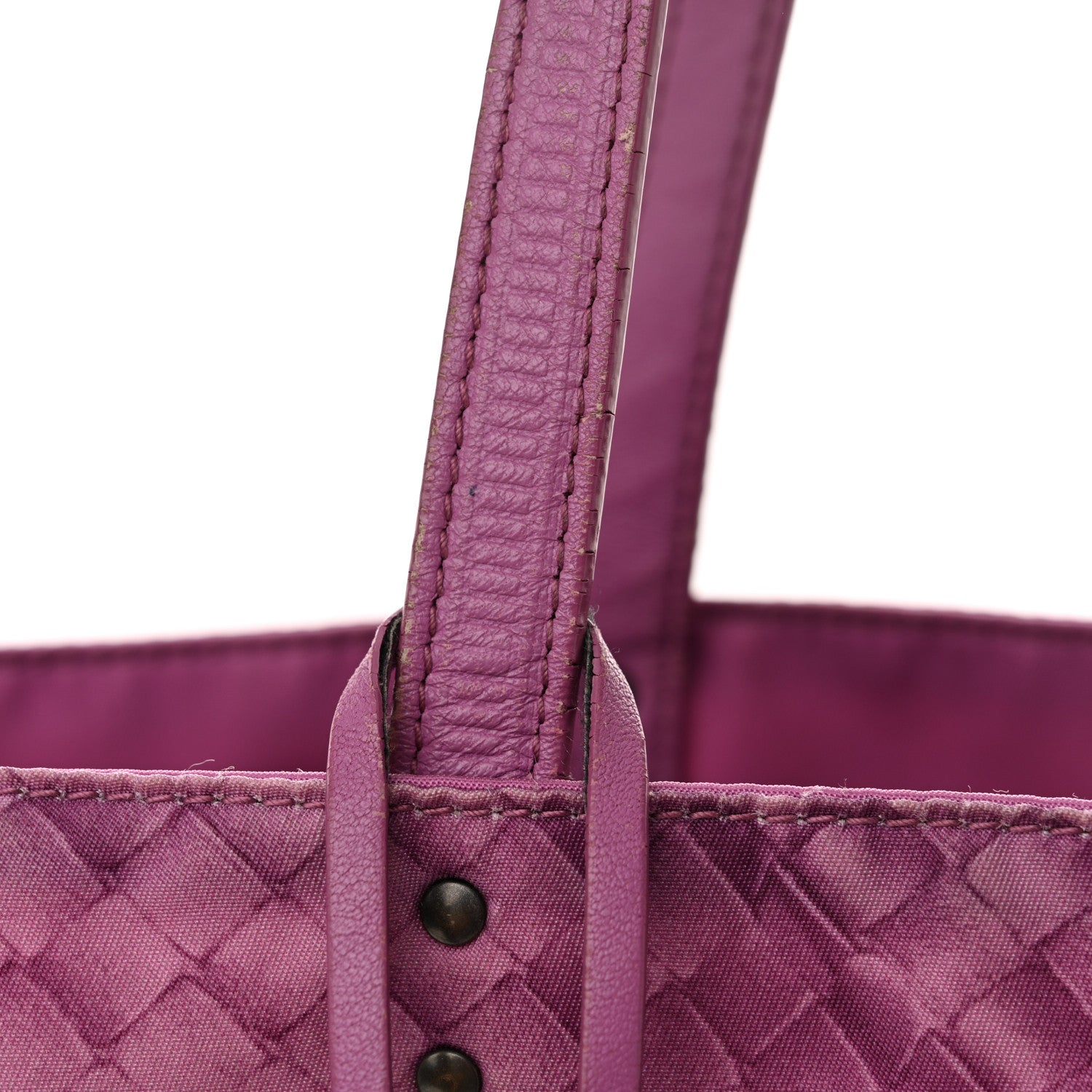 Bottega Veneta Nylon Large Intrecciolusion Tote Corallo 13 of 17