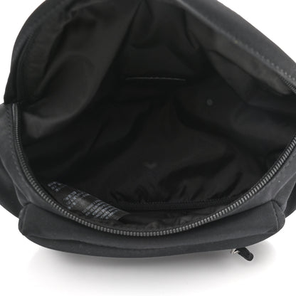 Balenciaga Sport Nylon Logo Embroidered Wheel Belt Bag Black White 5 of 11