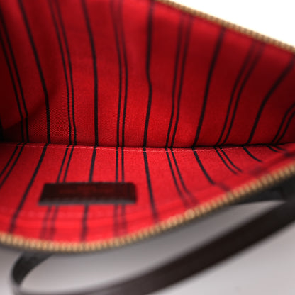 Louis Vuitton Damier Ebene Neverfull MM GM Pochette 5 of 9