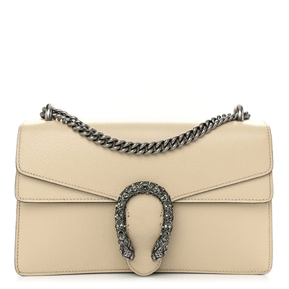 Gucci Textured Calfskin Crystal Small Dionysus Shoulder Bag Mystic White 1 of 11