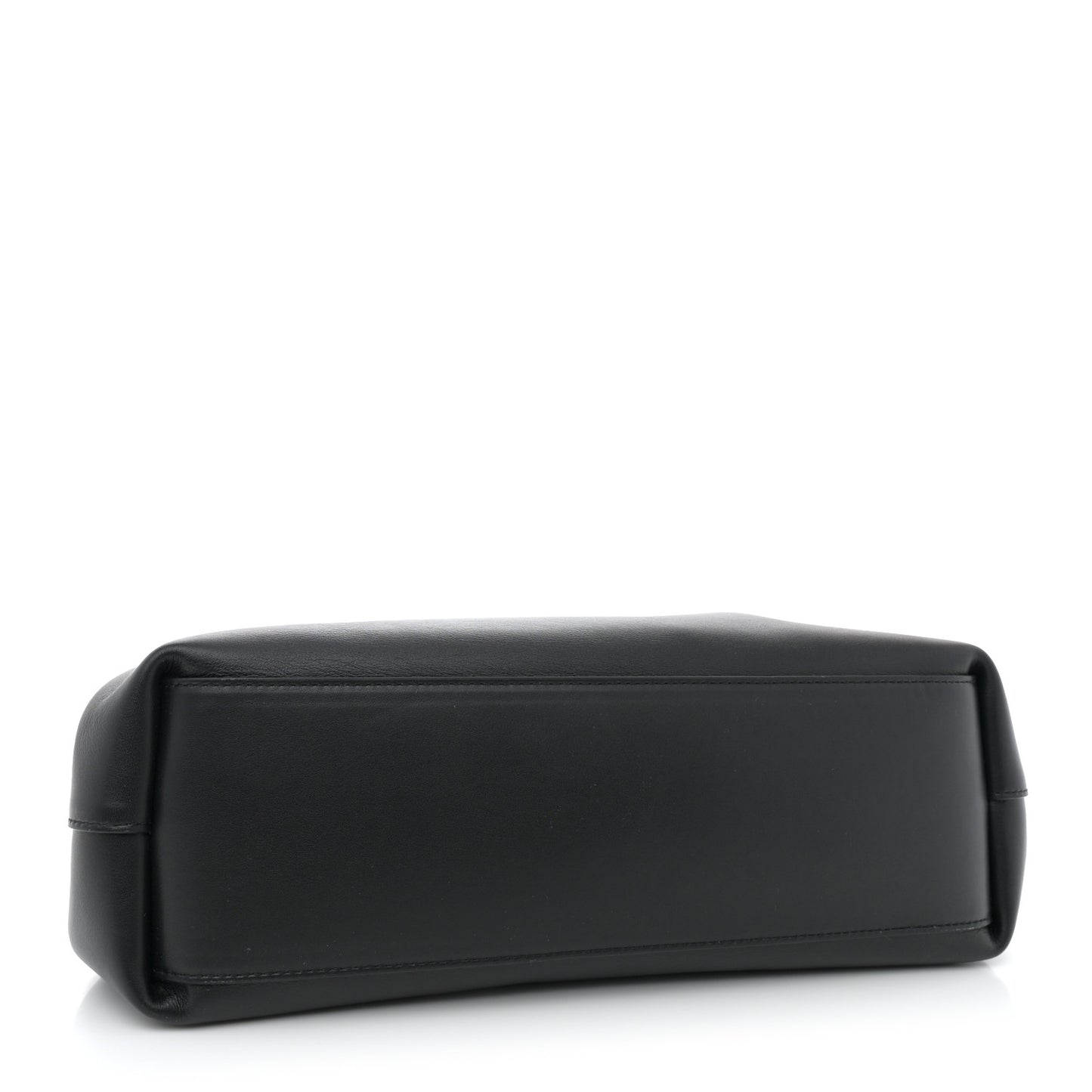 Calfskin Medium The Point Triangle Bag Black