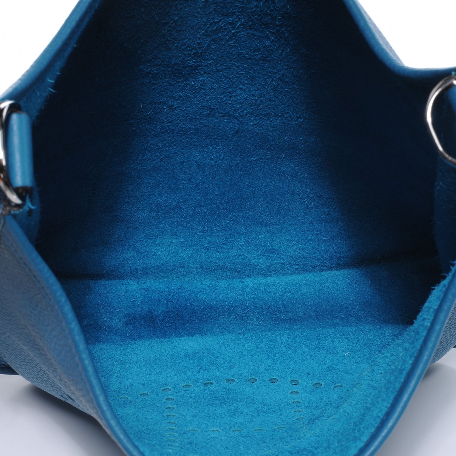 Hermes Taurillon Clemence Evelyne III PM Bleu Izmir 8 of 8